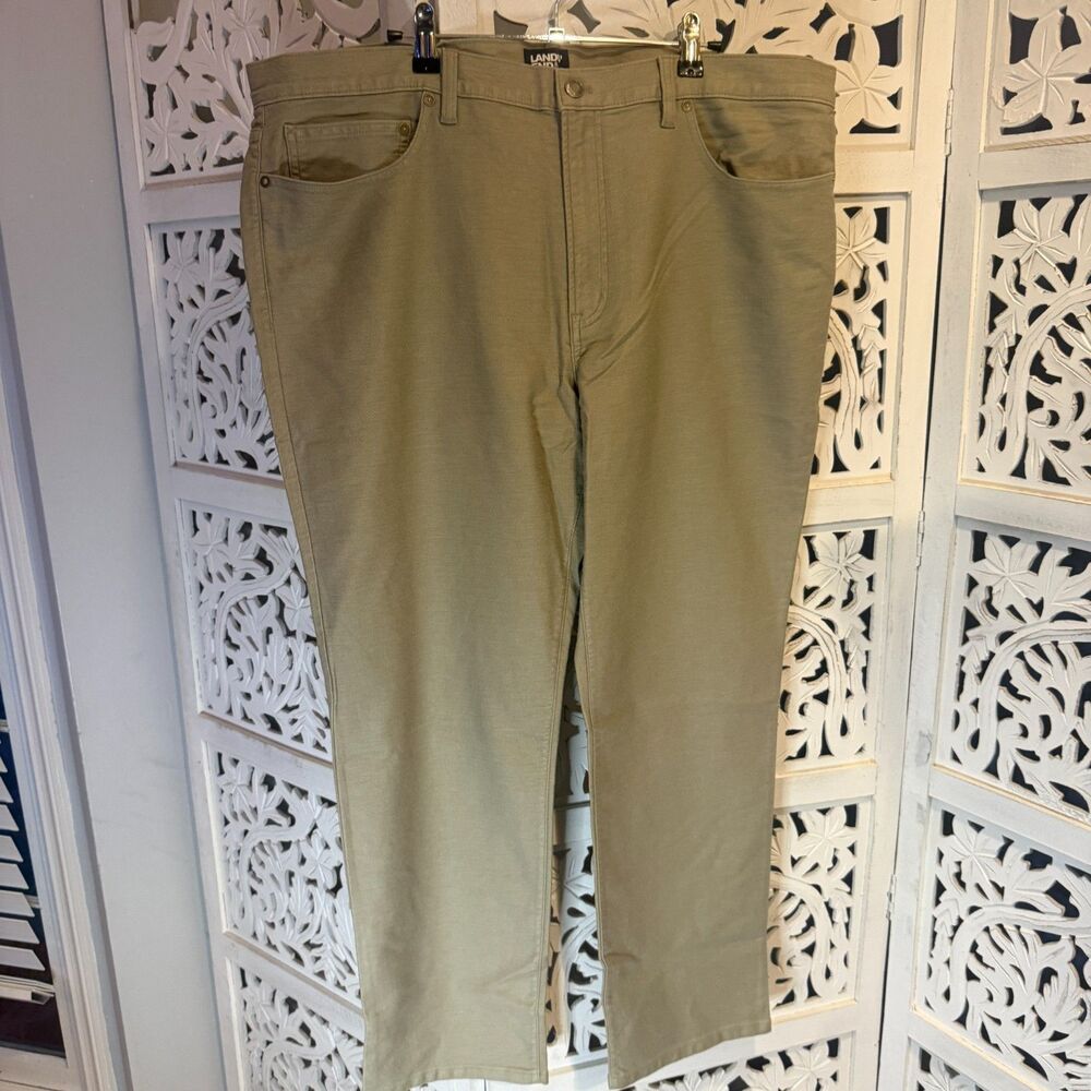 New With Tags Men Lands' End Knit twill 5 pocket pants 40x30